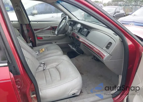 2000 Mercury Grand Marquis Ls z USA, uszkodzony, nr VIN 2MEFM75W3YX690374